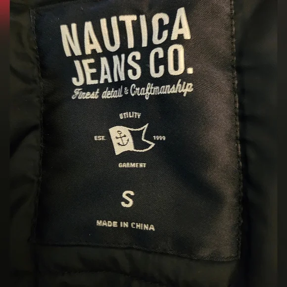 NWOT Nautica Jeans Co Men’s Seaspray Cargo Coat Small Sage Green S - Picture 6 of 7